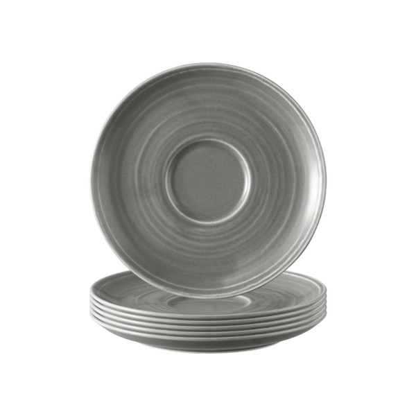 Seltmann Weiden Terra Kombi-Untertasse ø 16,1 cm perlgrau 6er Set - DS