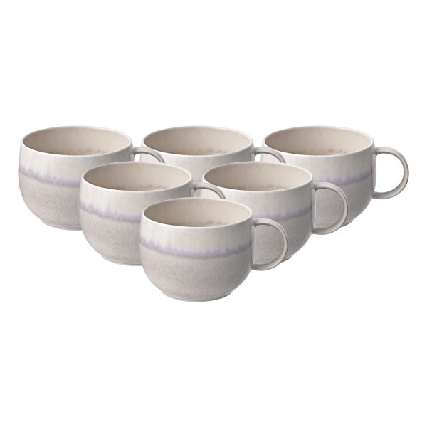 like. by Villeroy & Boch Perlemor Sand Kaffeetasse 190 ml 6er Set - DS