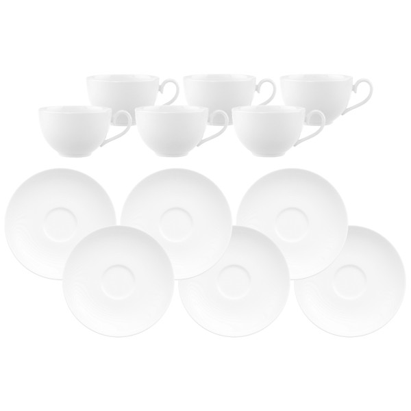 Villeroy & Boch Royal Kaffeetasse mit Untertasse 260 ml 6er Set - DS