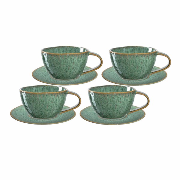 Leonardo MATERA Cappuccino Set grün 8-teilig