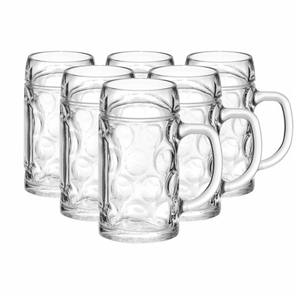 Van Well München Bierkrug 0,5 l geeicht 6er Set