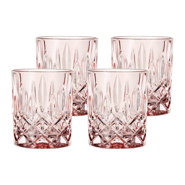 Nachtmann Noblesse Fresh Whiskygläser rosé 4er Set