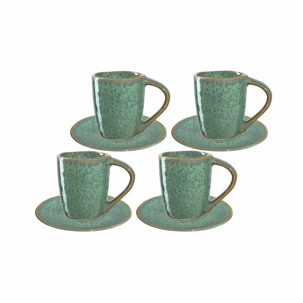 Leonardo MATERA Espresso Set grün 8-teilig