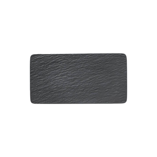 Villeroy & Boch Manufacture Rock Servierplatte rechteckig schwarz 35 cm - A
