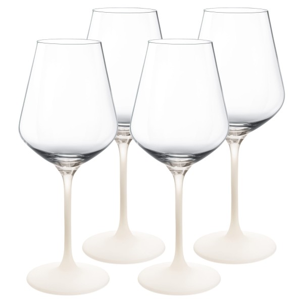 Villeroy & Boch Manufacture Rock Blanc Rotweinkelch 470 ml 4er Set