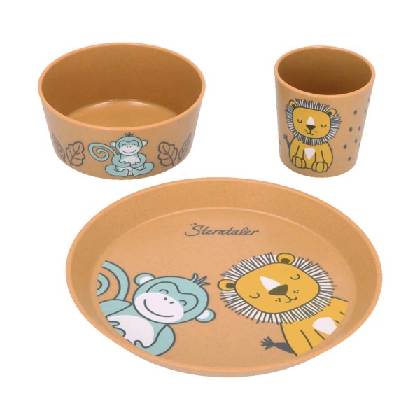 Sterntaler Kindergeschirr Set 3-teilig Albert & Lio - A