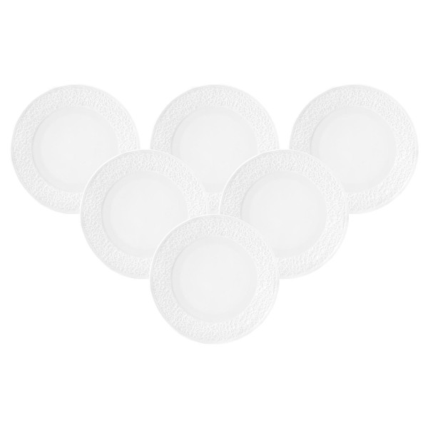 Seltmann Weiden Nori Home Frühstücksteller ø 21,6 cm Weiß 6er Set - DS