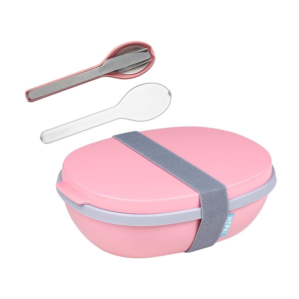 Mepal ELLIPSE Lunchbox Duo mit Besteck Nordic Pink