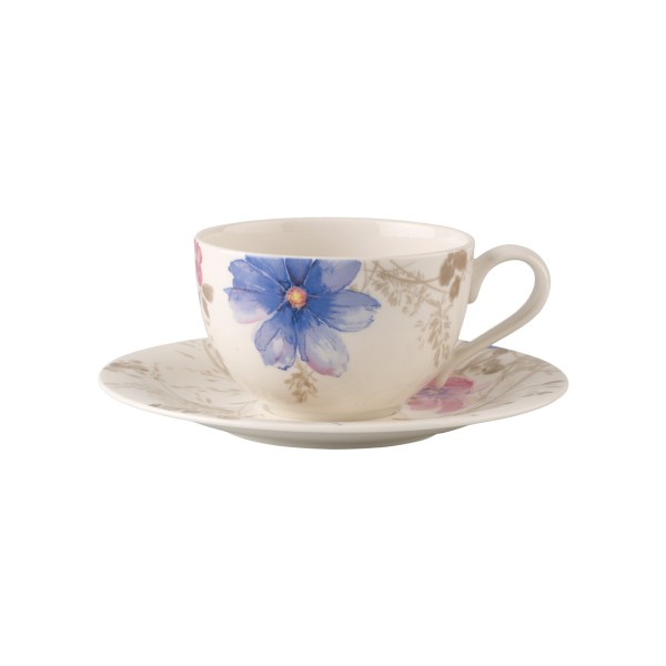Villeroy & Boch Mariefleur Gris Basic Frühstückstasse mit Untertasse 290 ml - DS