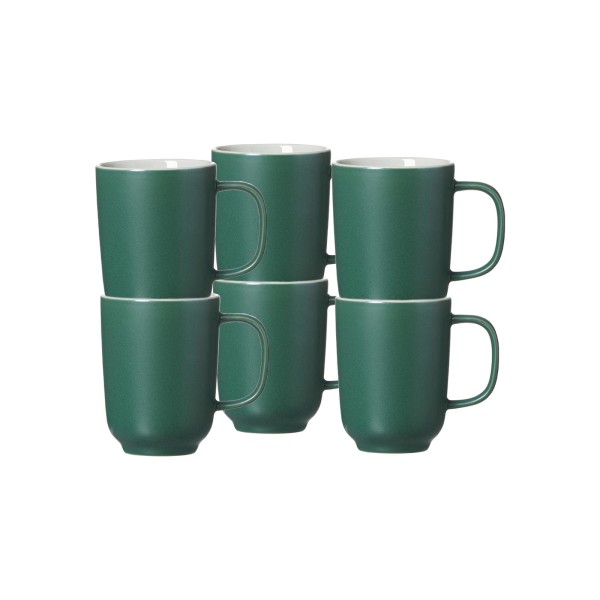 Ritzenhoff & Breker JASPER Kaffeebecher 285 ml grün 6er Set