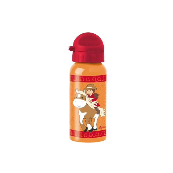 Sigikid Kinder Edelstahl-Trinkflasche 400 ml Gina Galopp - A