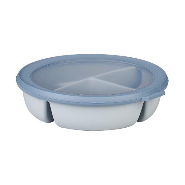 Mepal CIRQULA Bento Bowl 3-Fächer-Schüssel Nordic Blue