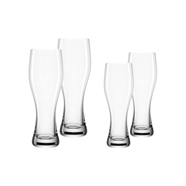 Leonardo TAVERNA Weizenbierglas-Set 0,5l+0,33l 4-tlg.