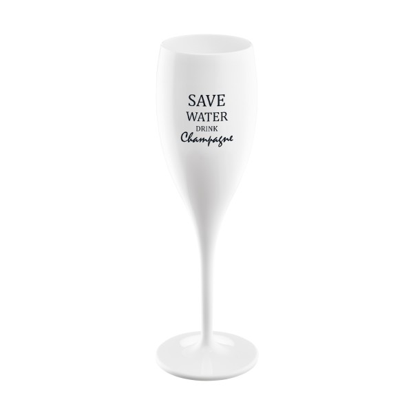 Koziol CHEERS NO. 1 Save Water Drink Champagne Superglas 100 ml