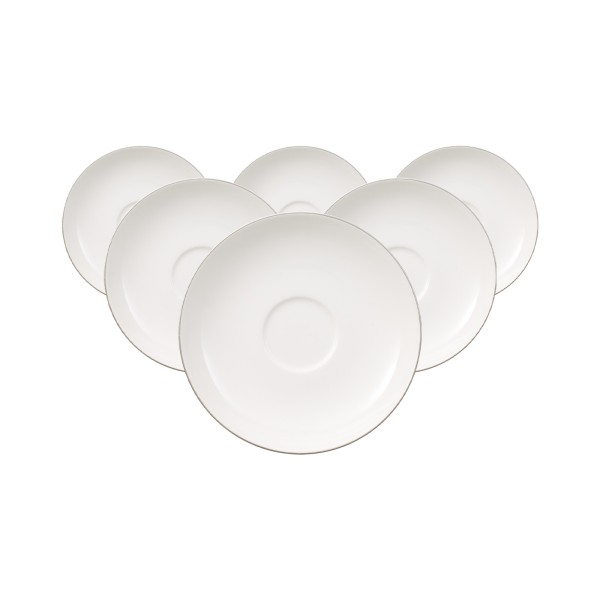 Villeroy & Boch Anmut Platinum No.1 Untertasse ø 15 cm 6er Set - DS