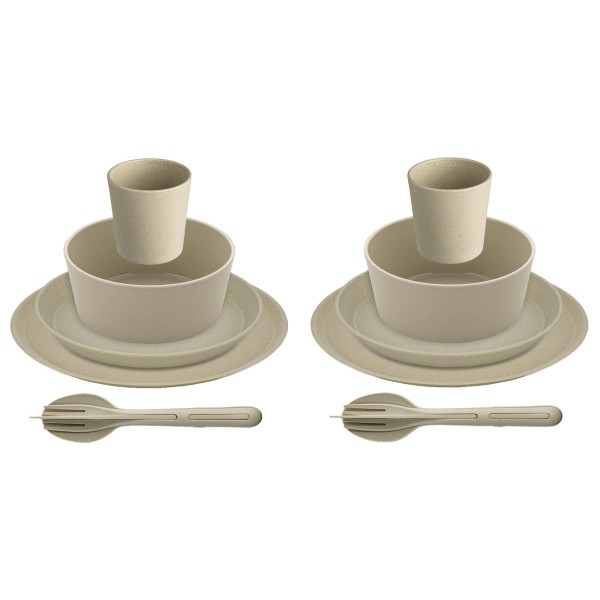 Koziol CONNECT SET HELSINKI Geschirrset 10-teilig nature desert sand - A