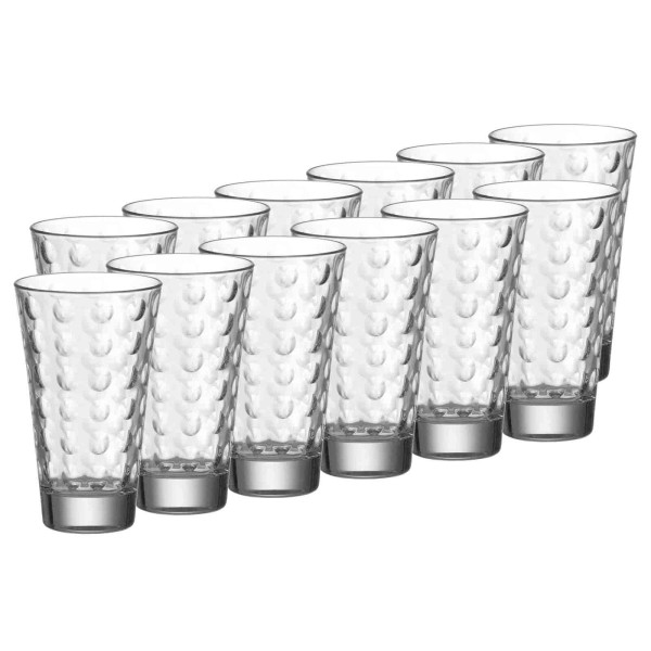 Leonardo OPTIC Trinkglas groß 300 ml 12er Set