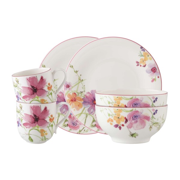 Villeroy & Boch Mariefleur Basic Frühstücks-Set 6-teilig - DS