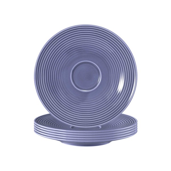 Seltmann Weiden Beat Color Glaze Untertasse ø 16,7 cm 6er Set - Fliederblau