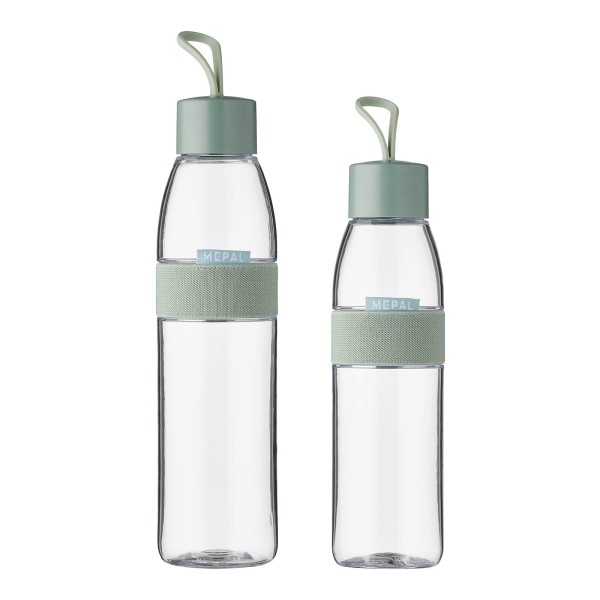 Mepal ELLIPSE Trinkflaschen 500 ml & 700 ml 2er Set Nordic Sage