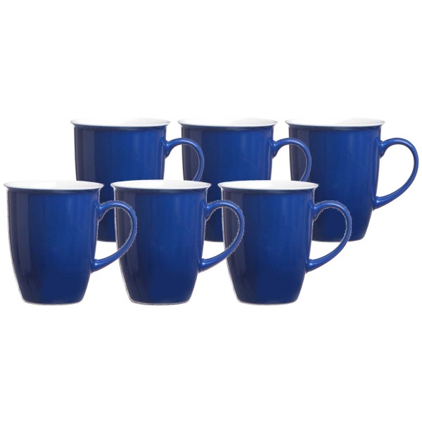 Ritzenhoff & Breker DOPPIO Kaffeebecher 320 ml Indigo blau 6er Set