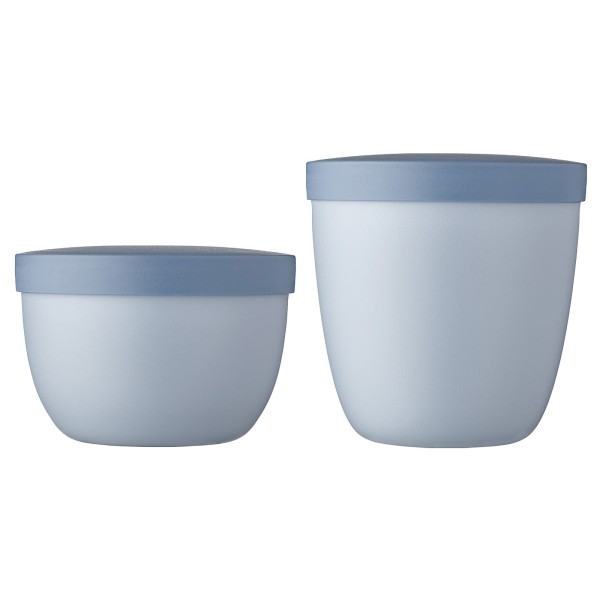Mepal ELLIPSE Snackpot 350 & 500 ml 2er Set Nordic Blue