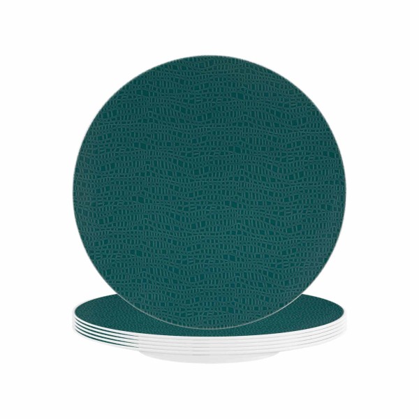 Seltmann Weiden Life Fashion Frühstücksteller ø 22,5 cm 6er Set Trendy Petrol - DS