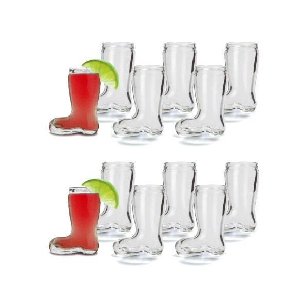 Stölzle Oberglas Stiefel Stamper 4 cl 12er Set