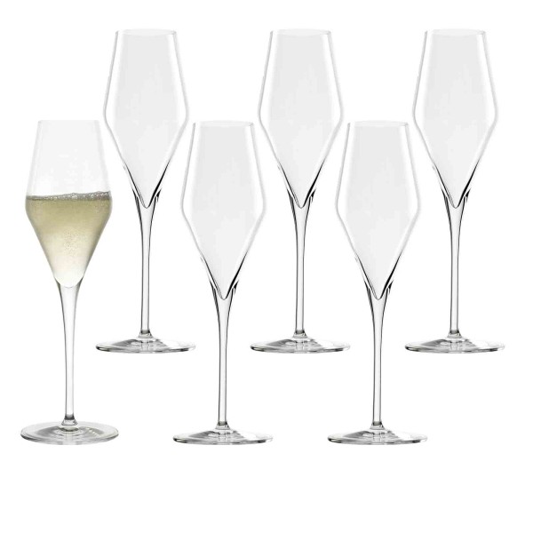 Stölzle Lausitz QUATROPHIL Champagnerglas 290 ml 6er Set