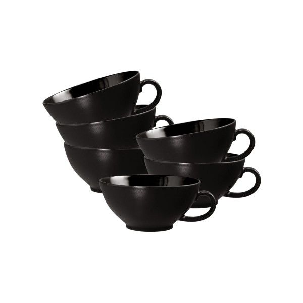 Seltmann Weiden Liberty Velvet Black Teetasse 140 ml 6er Set - DS