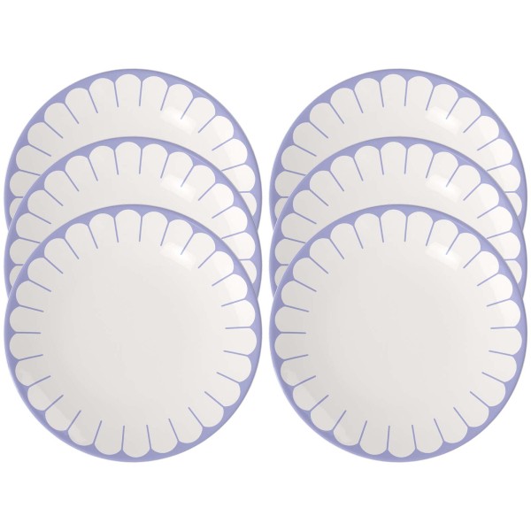Villeroy & Boch Fleur Bleu Speiseteller ø 26,6 cm 6er Set - DS