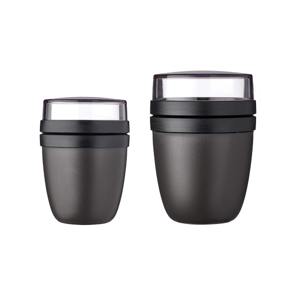 Mepal ELLIPSE Lunchpot Set 2-teilig Nordic Black