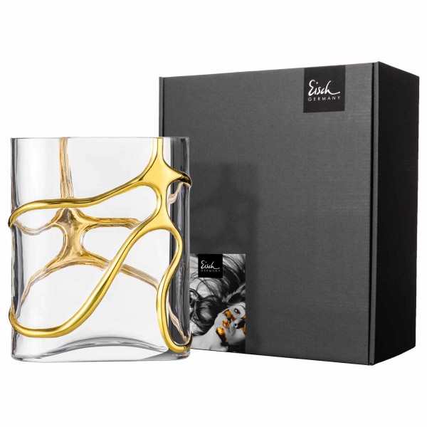 Eisch Stargate Vase 22,3 cm gold - DS