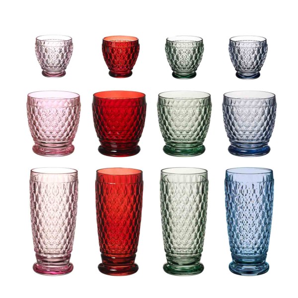 Villeroy & Boch Boston Coloured bunt gemischtes Bar Gläserset 12er Set - DS