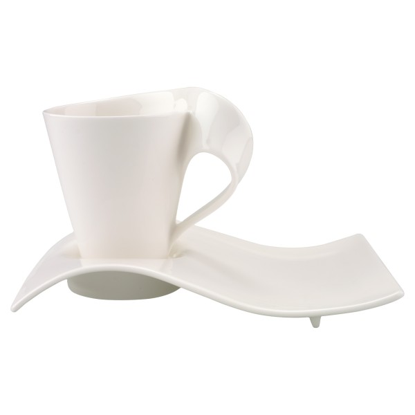 Villeroy & Boch NewWave Caffè Kaffeebecher mit Unterteller 300 ml - DS