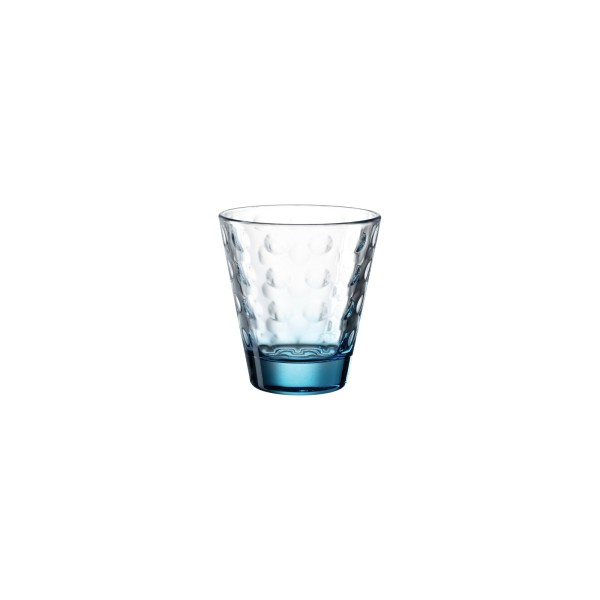 Leonardo OPTIC Trinkglas klein 215 ml blauer Boden