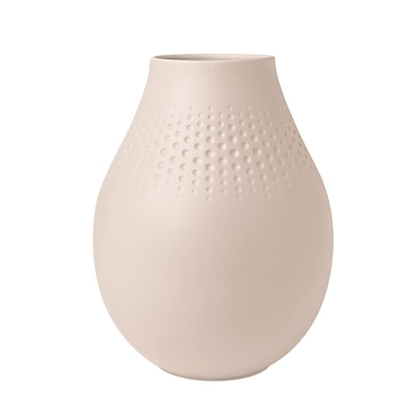 Villeroy & Boch Manufacture Collier Vase Perle 20 cm beige - DS
