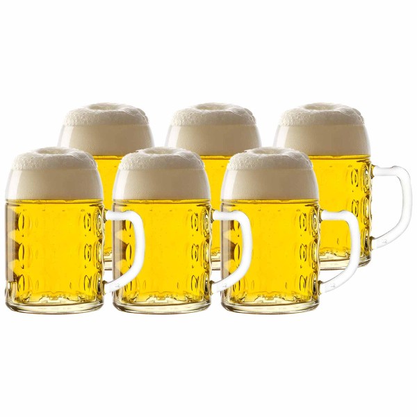 Stölzle Oberglas KAISER Bierkrug 0,5 l 6er Set