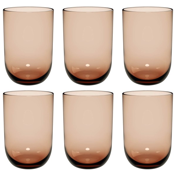 like. by Villeroy & Boch Like Glass Longdrinkbecher 385 ml 6er Set Clay - DS
