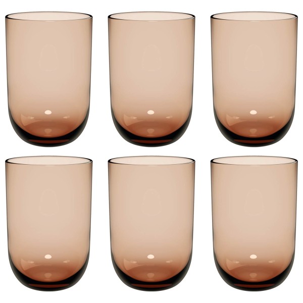 like. by Villeroy & Boch Like Glass Longdrinkbecher 385 ml 6er Set Clay - DS