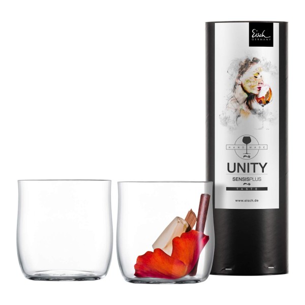 Eisch Unity SensisPlus Becher in 2er Geschenkröhre - A