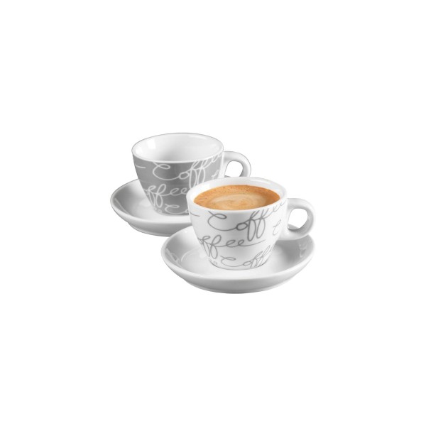 Ritzenhoff & Breker CORNELLO Espresso Set grau 4-teilig