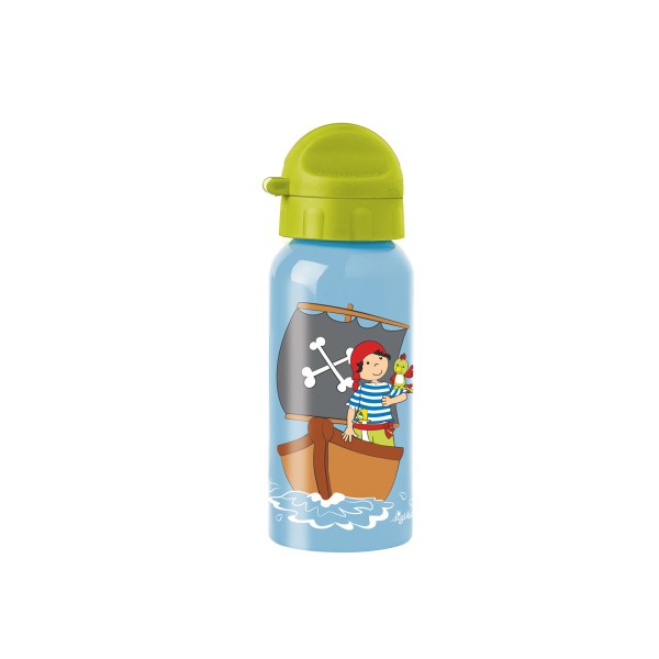 Sigikid Kinder Edelstahl-Trinkflasche 400 ml Sammy Samoa - A