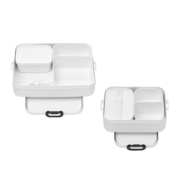 Mepal Bento-Lunchbox TAB 2er Set Midi+Large Nordic White