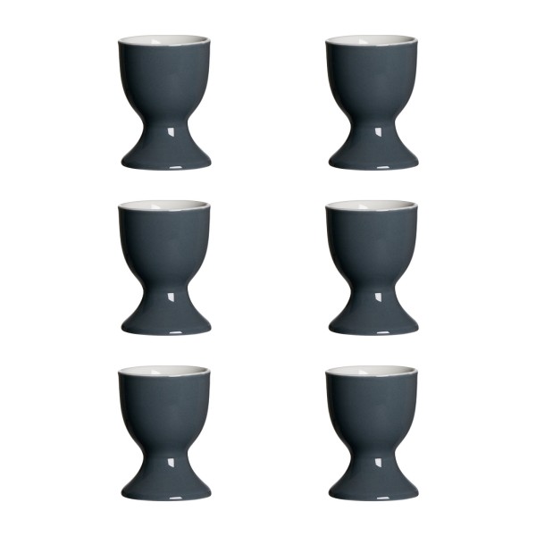 Ritzenhoff & Breker DOPPIO Eierbecher anthrazit 6er Set