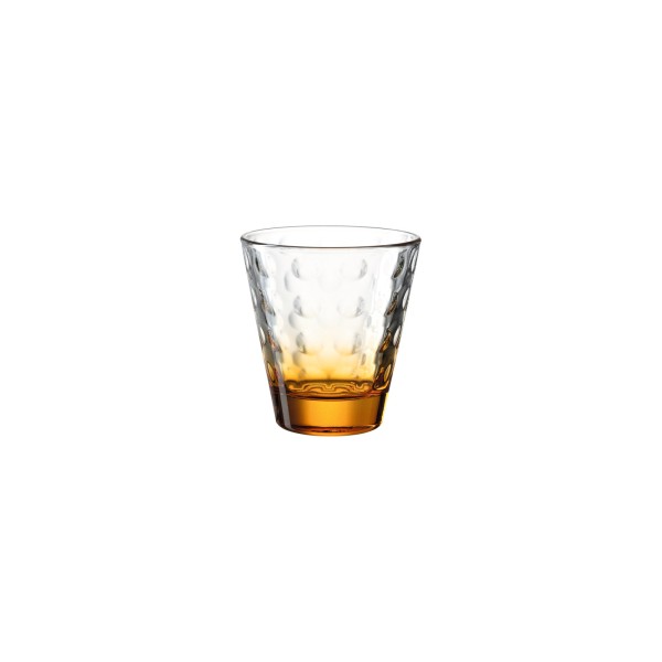 Leonardo OPTIC Trinkglas klein 215 ml orangener Boden - A