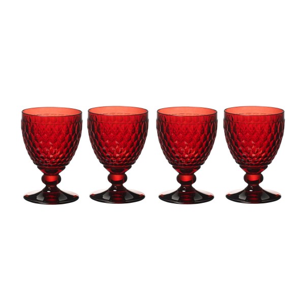 Villeroy & Boch Boston Coloured Rotweinglas 310 ml rot 4er Set