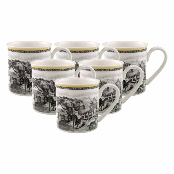 Villeroy & Boch Audun Ferme Kaffeebecher 300 ml 6er Set - DS