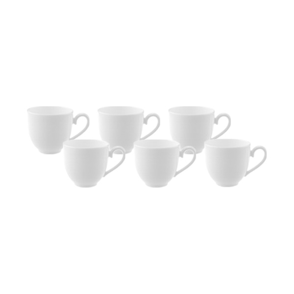 Villeroy & Boch Royal Mokka-/ Espressotasse weiß 100 ml 6er Set - DS