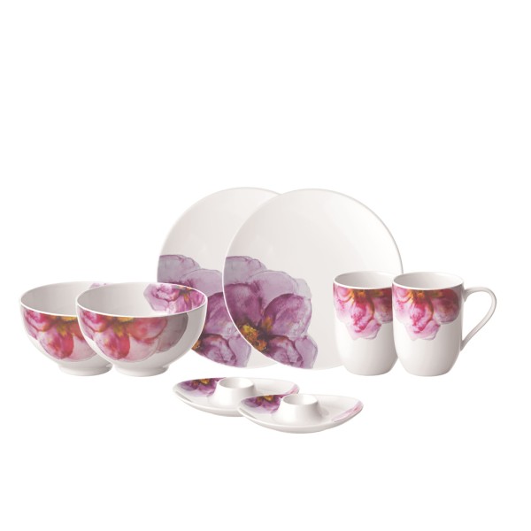 Villeroy & Boch Rose Garden Frühstücks-Set 8-teilig - DS